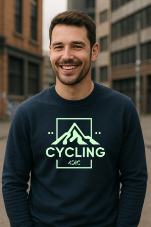 Sudadera Azul Marino Cycling